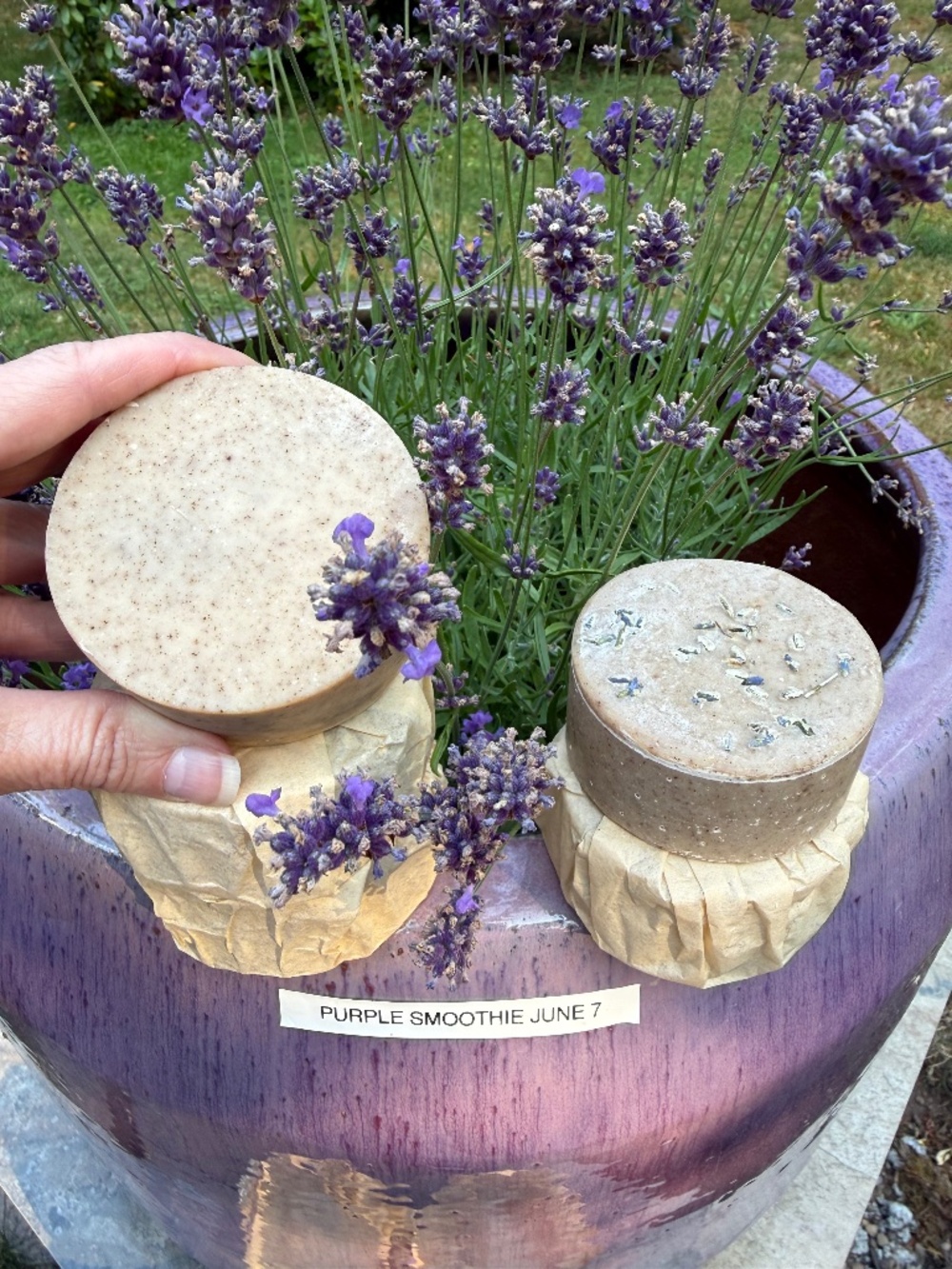 Handmade Purple Smoothie Soap